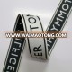 High quality 100% polyester custom printed ribbon with logo jacquard webbing